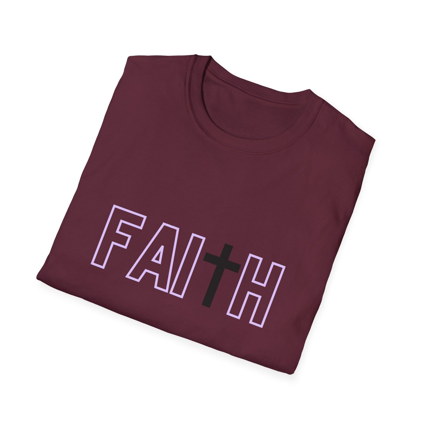 Faith- Unisex Softstyle T-Shirt (lilac)