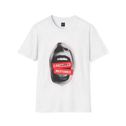 Screaming: Cancelled/Restored- Unisex Softstyle T-Shirt