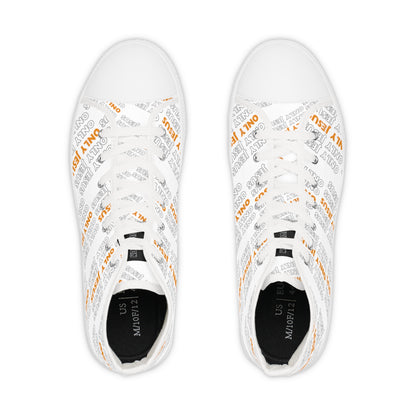 Only Jesus- Men's High Top Sneakers