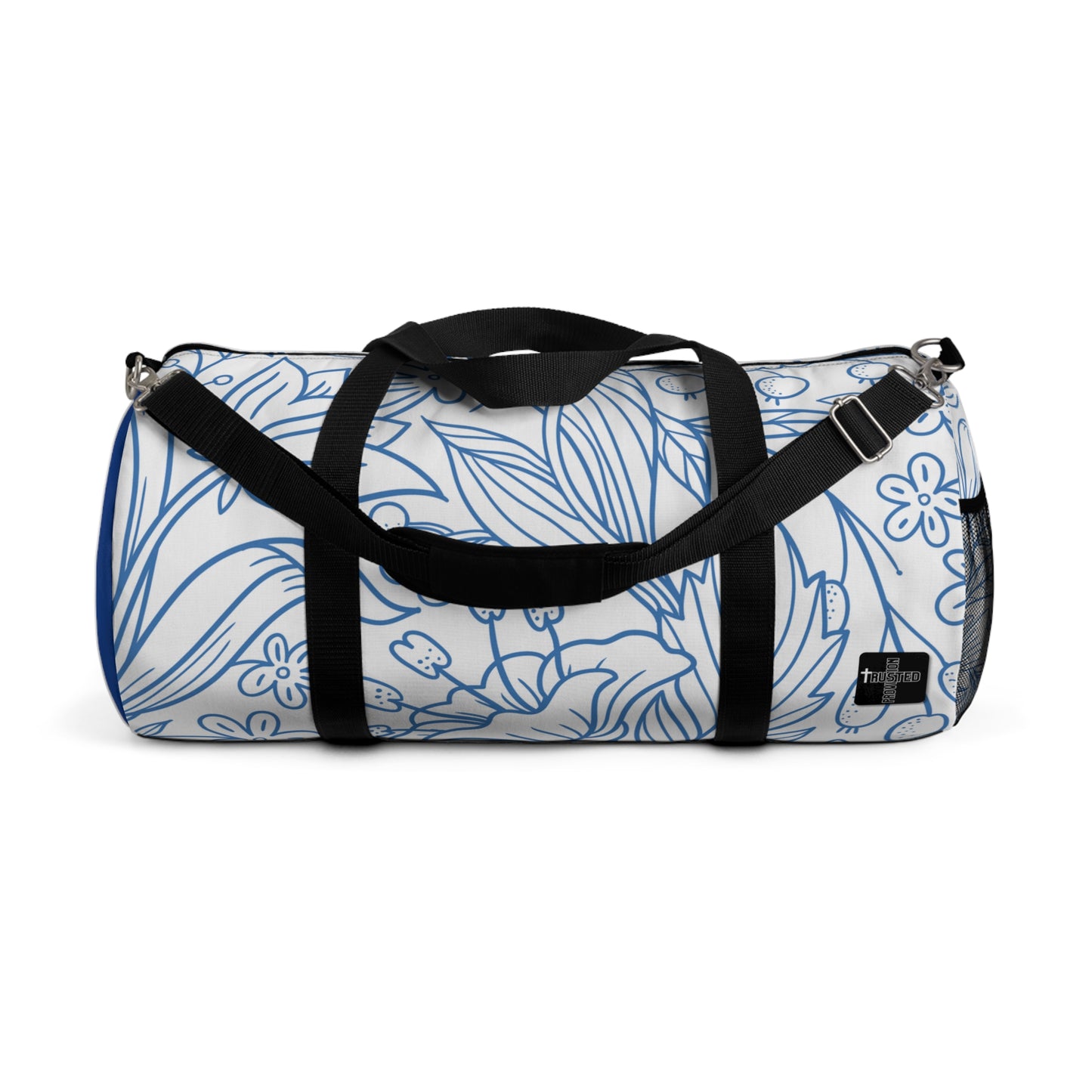 Work in Progress... - Duffel Bag (blue lillies)