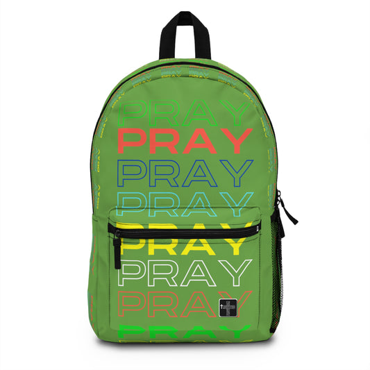 Pray, Pray, Pray - Backpack (green)