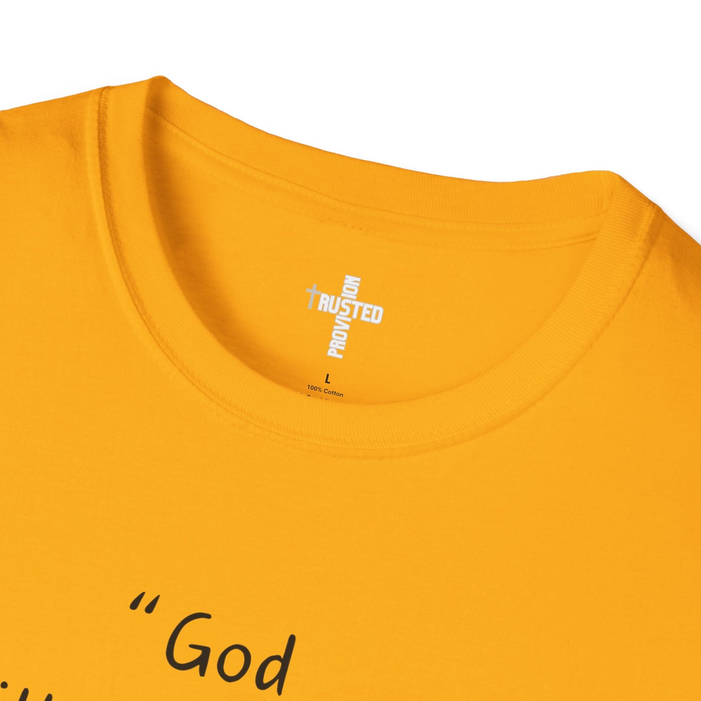 God will meet all your needs- Unisex Softstyle T-Shirt