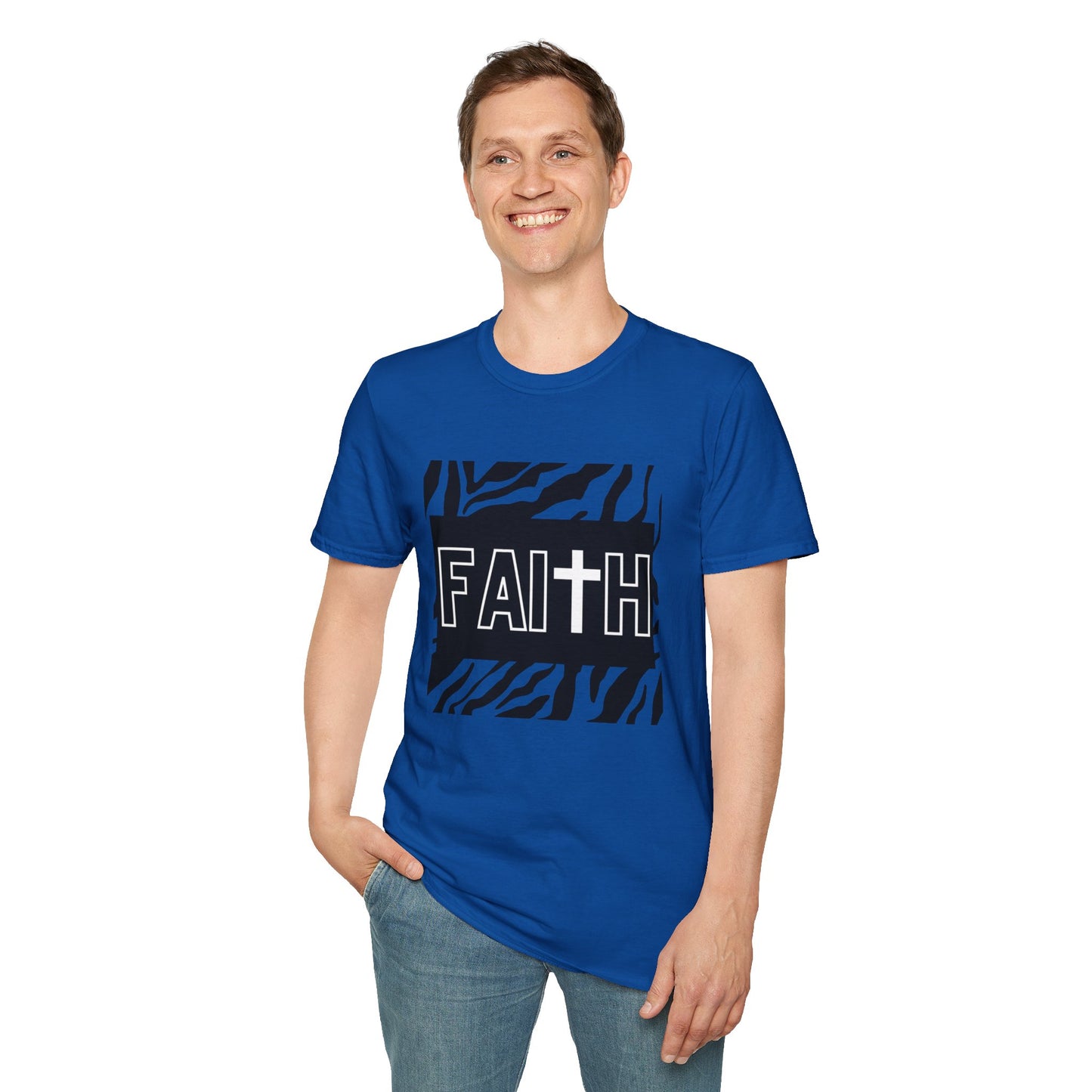 FAITH/Hebrews 11- Unisex Softstyle T-Shirt (zebra)