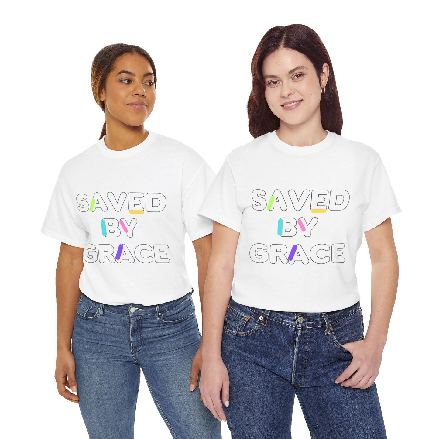 Saved by Grace- Women's T-shirt