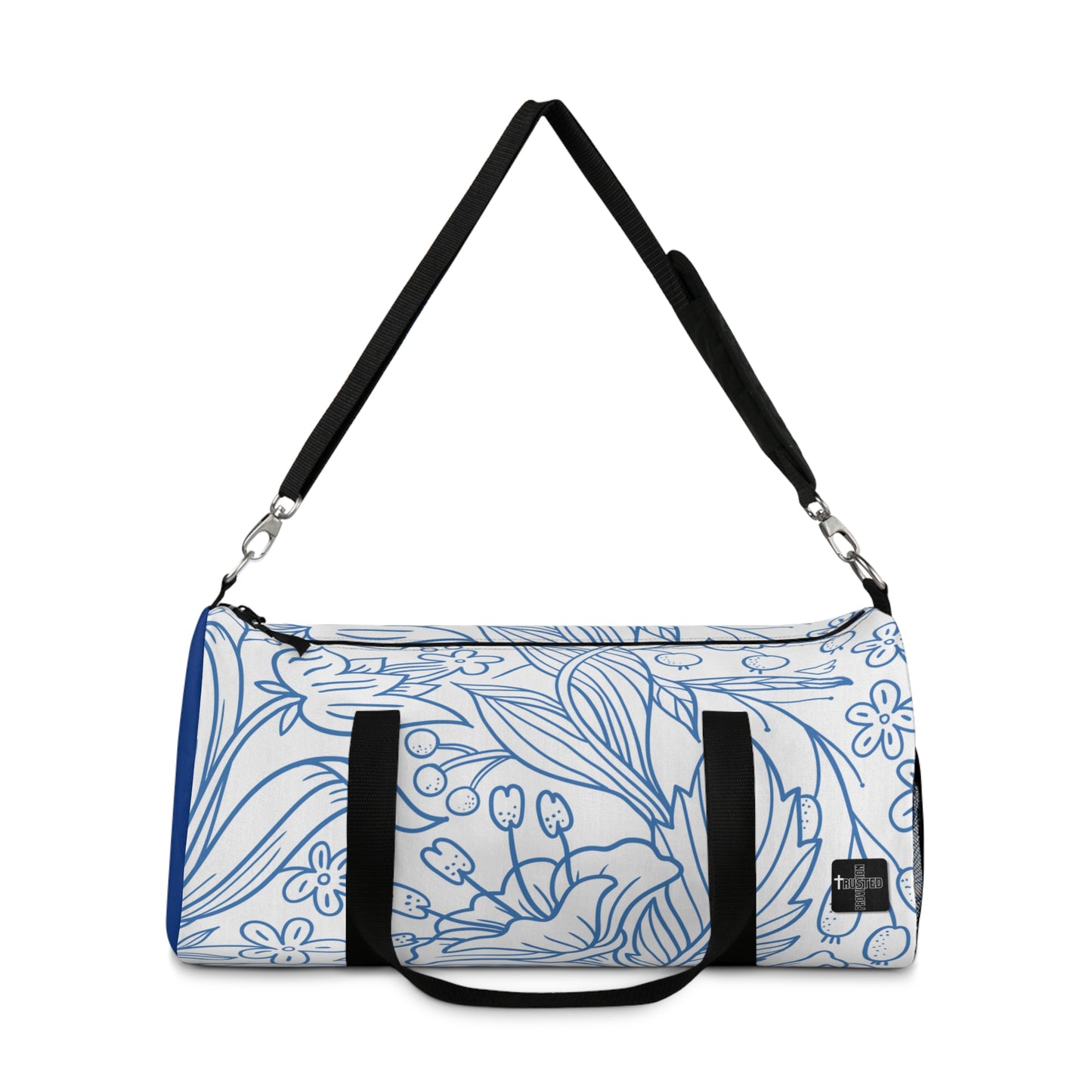 Work in Progress... - Duffel Bag (blue lillies)