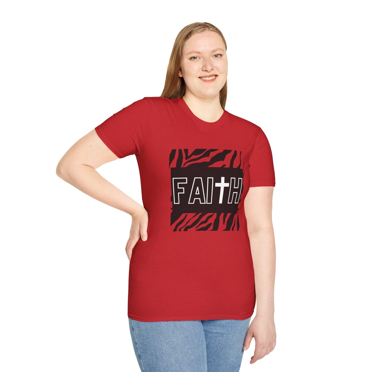 FAITH/Hebrews 11- Unisex Softstyle T-Shirt (zebra)