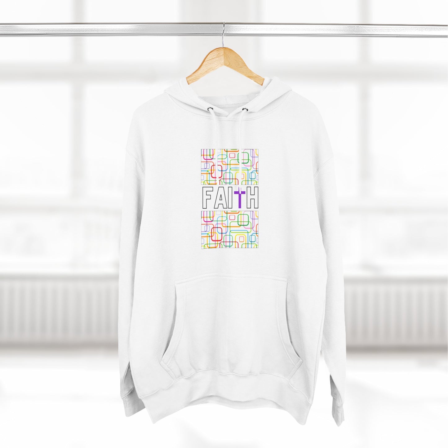 FAITH/Hebrews 11- Unisex Premium Pullover Hoodie (colorful)