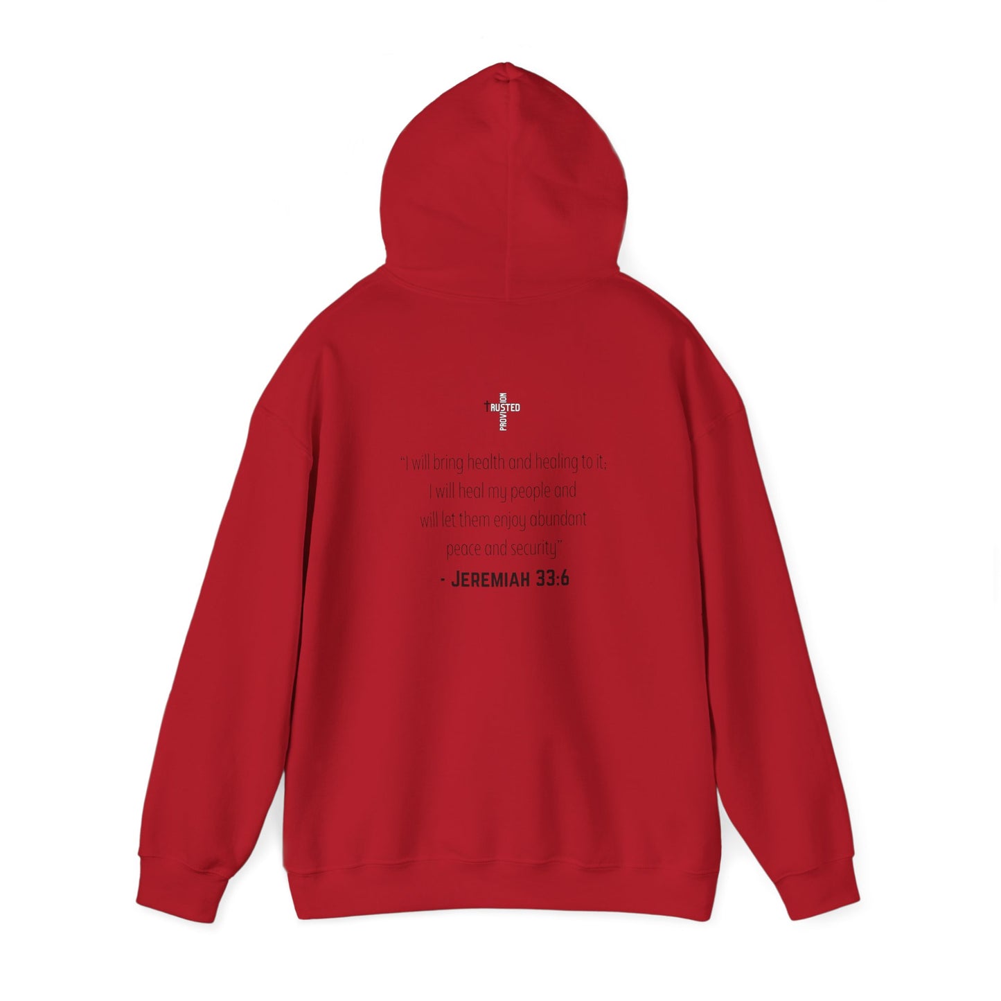 I am living proof...Jesus Heals- Unisex Hoodie