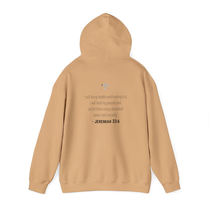 I am living proof...Jesus Heals- Unisex Hoodie