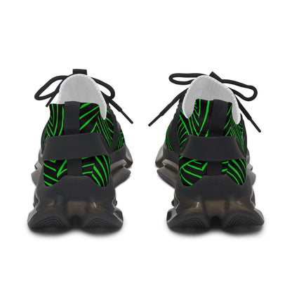 FAITH/Hebrews 11- Women's Sneakers (green lines)