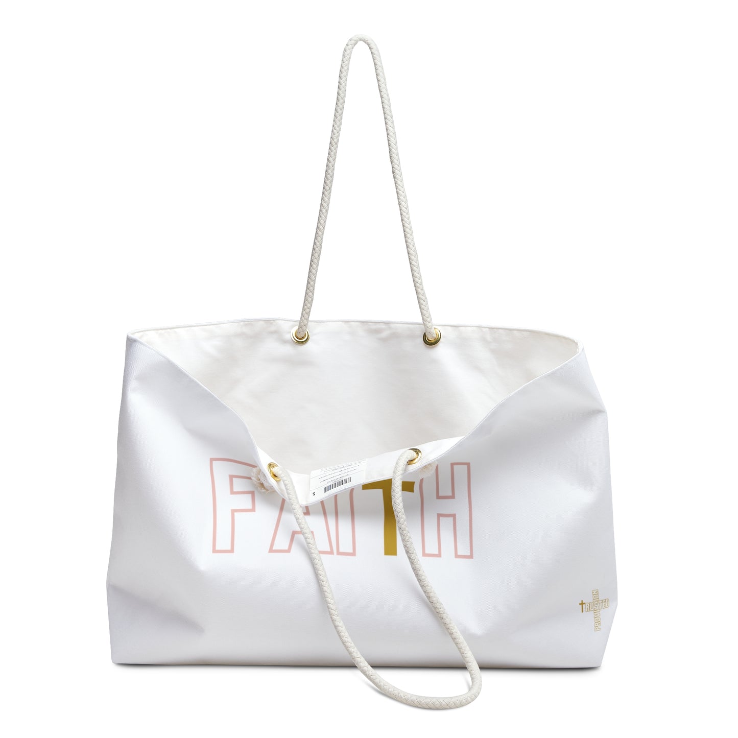 FAITH/Hebrews 11- Weekender Bag (white) (***needs description)