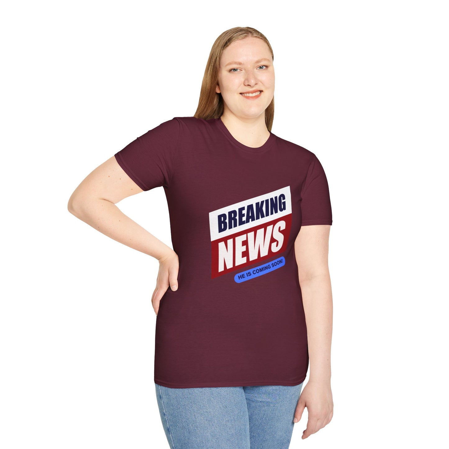 Breaking News- Unisex Softstyle T-Shirt