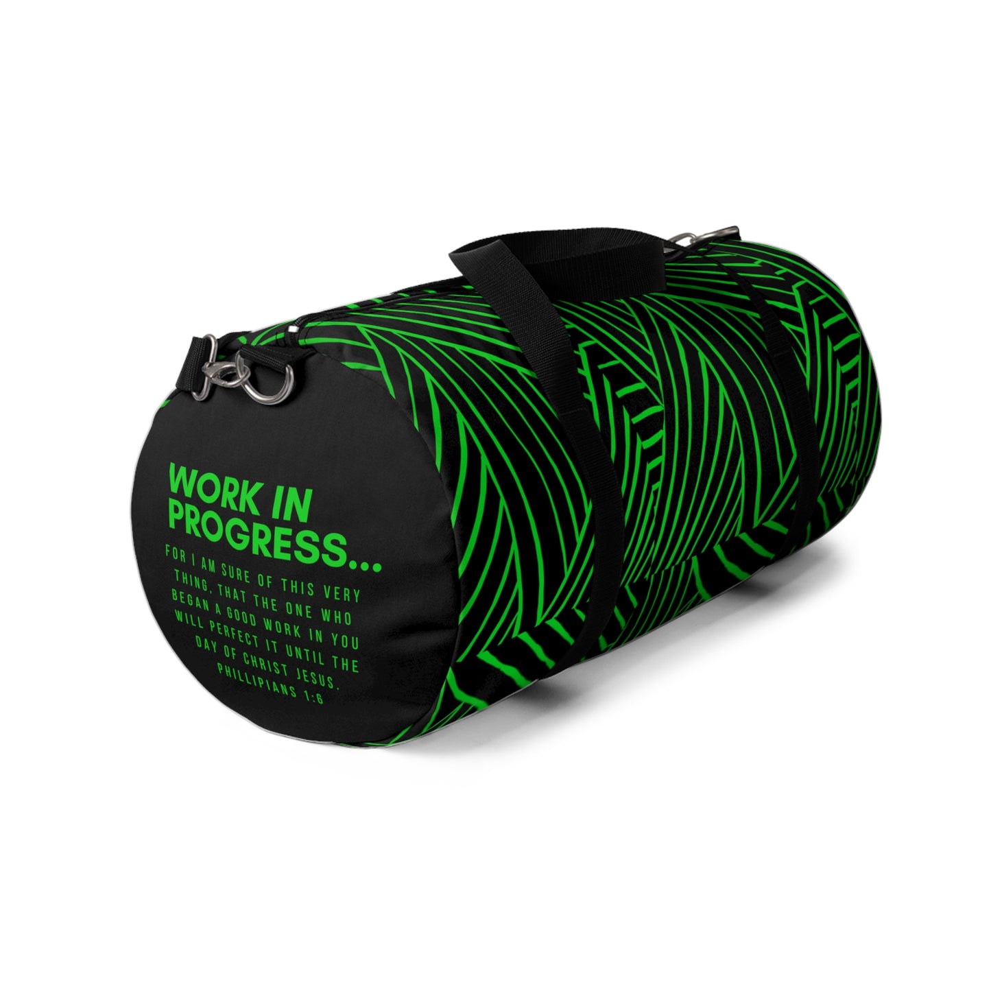 Work in Progress...- Duffel Bag (neon)