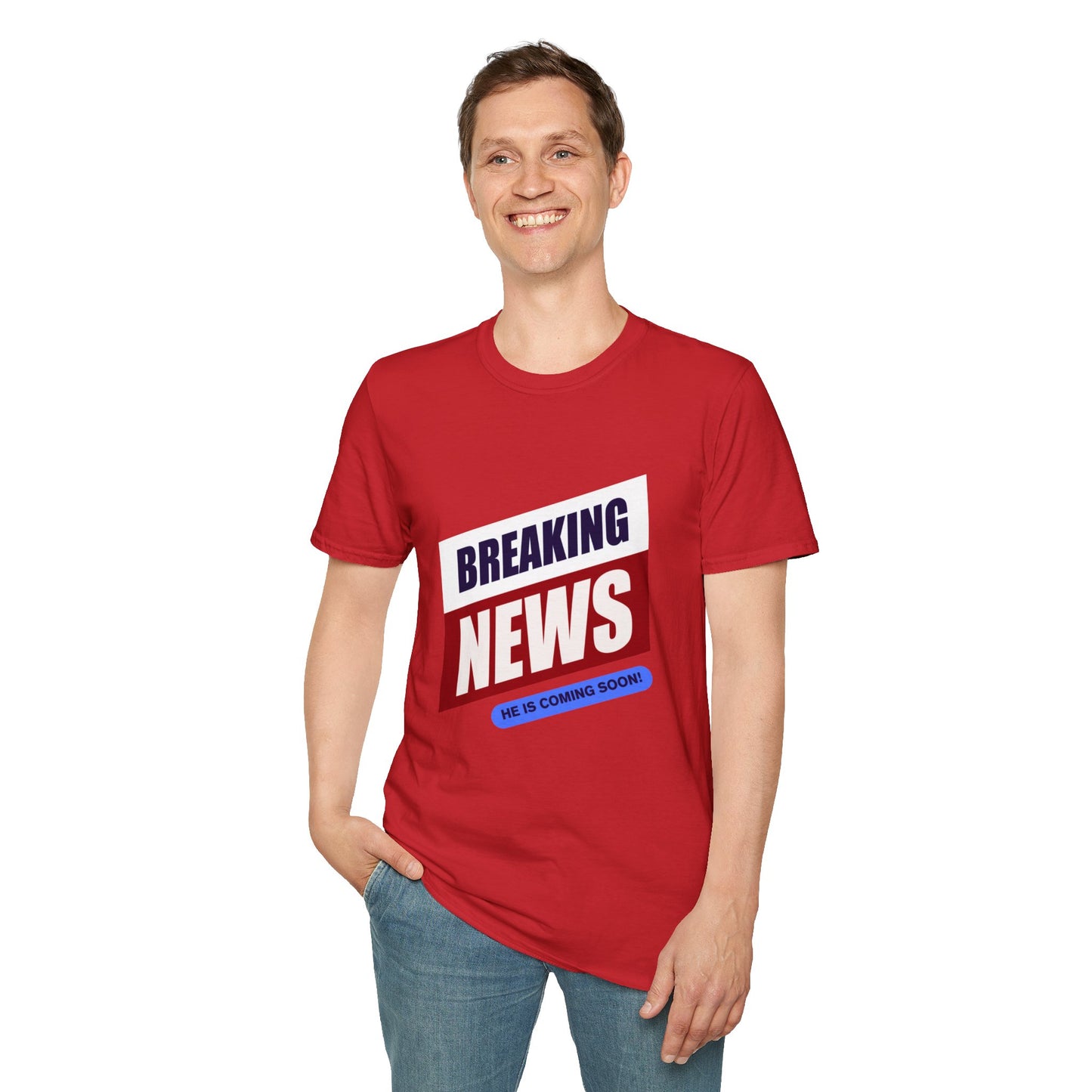 Breaking News- Unisex Softstyle T-Shirt