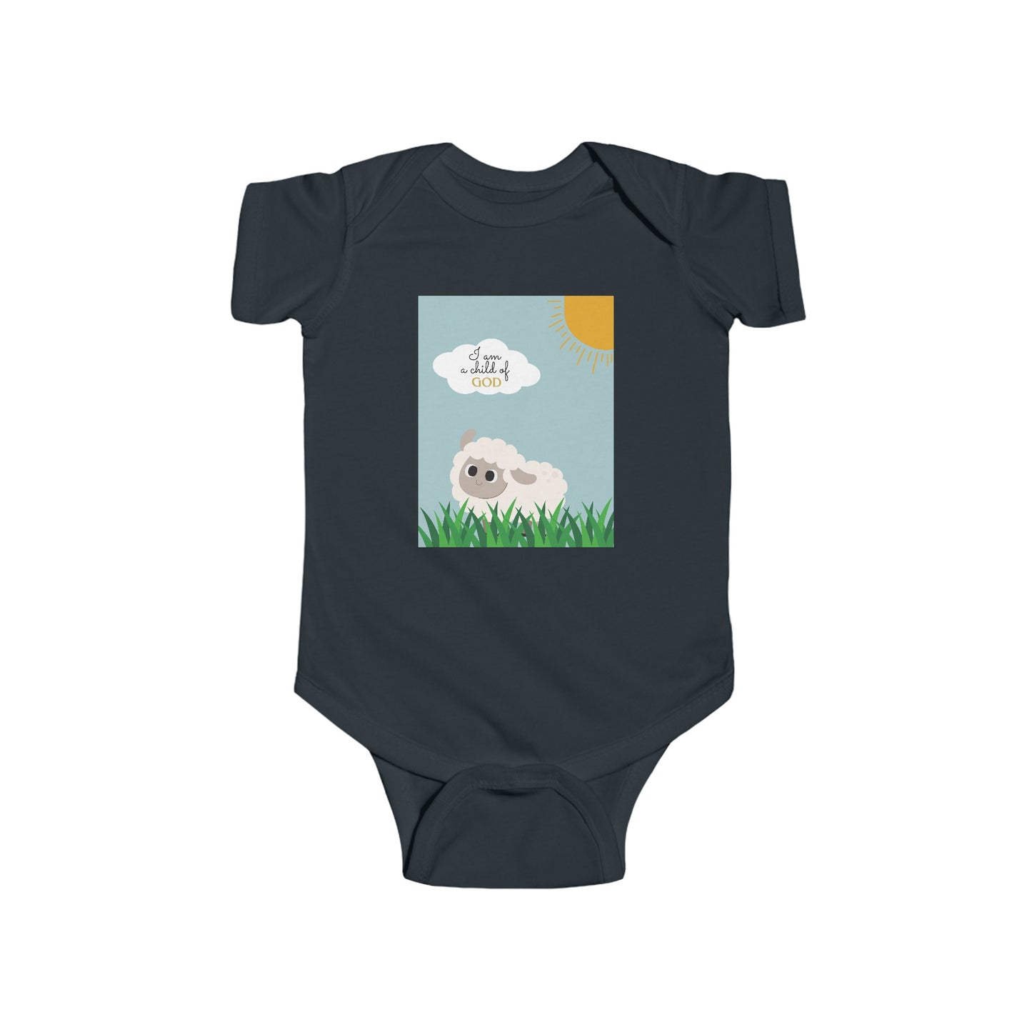 I am a child of God- Infant Jersey Bodysuit