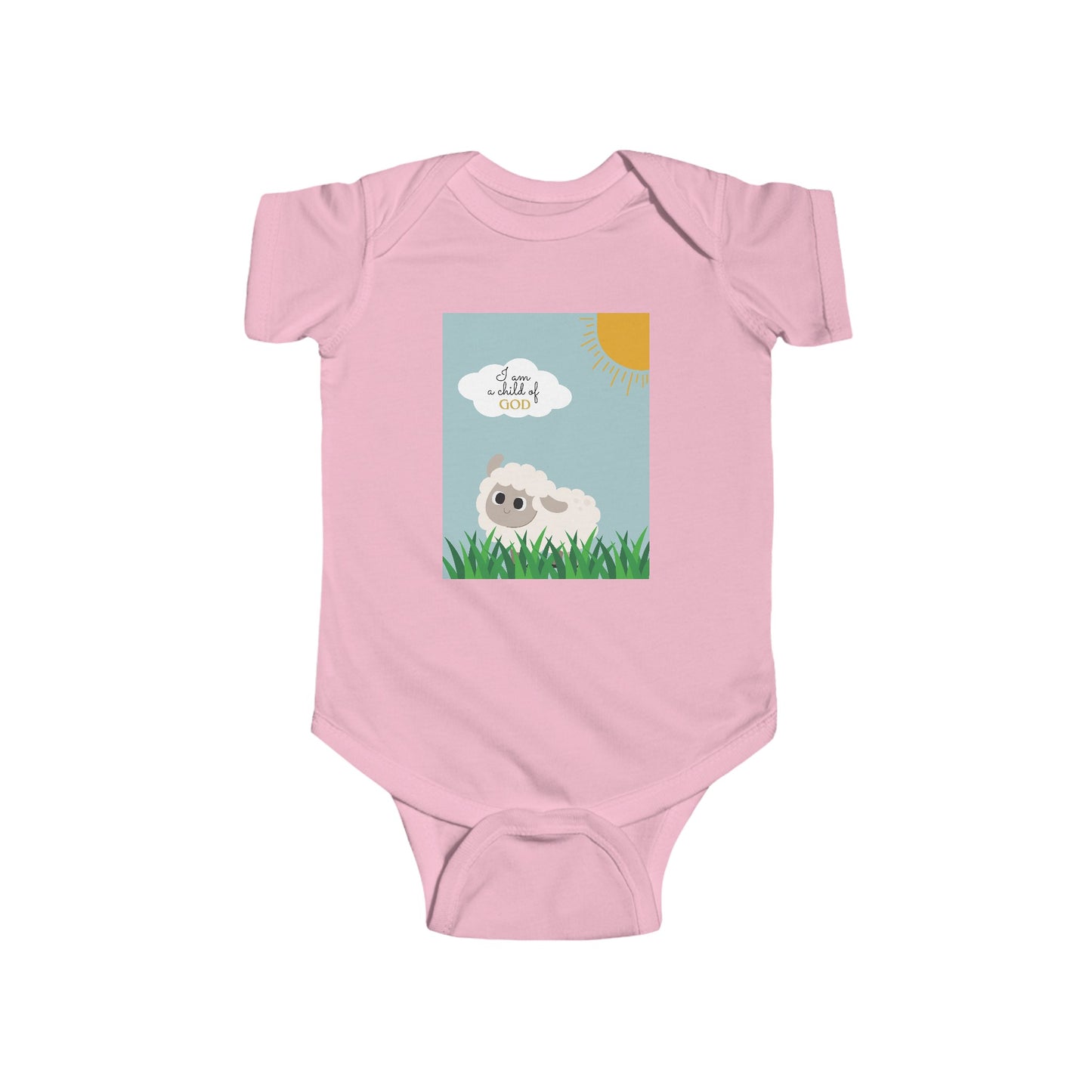 I am a child of God- Infant Jersey Bodysuit