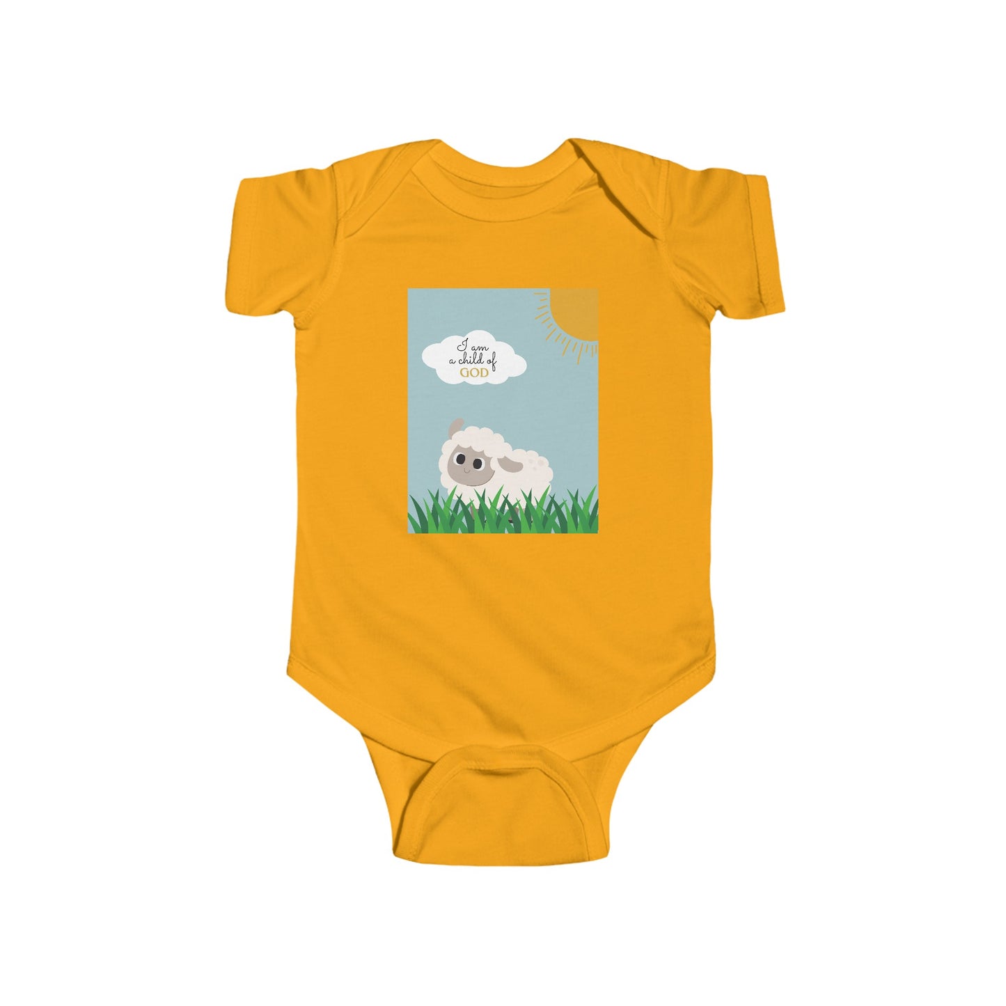 I am a child of God- Infant Jersey Bodysuit