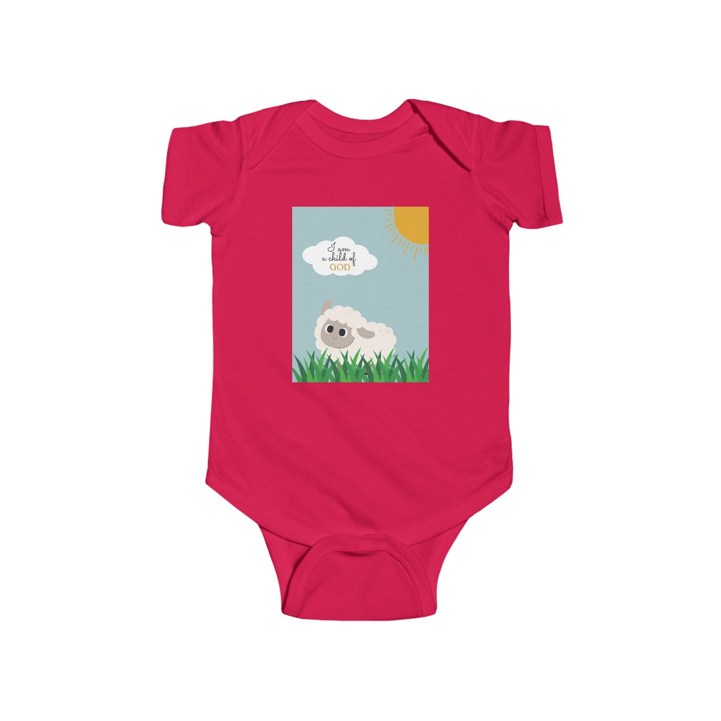 I am a child of God- Infant Jersey Bodysuit