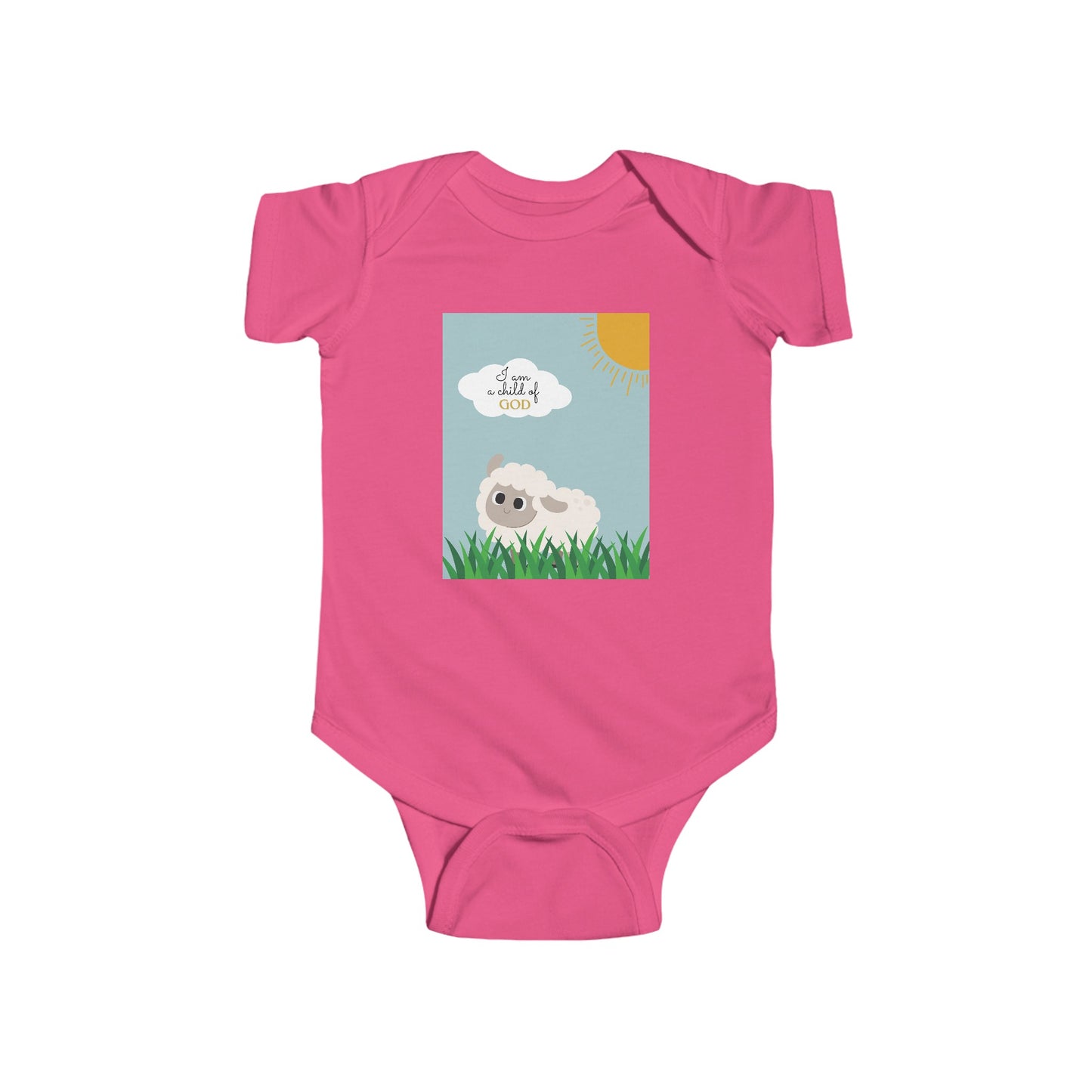 I am a child of God- Infant Jersey Bodysuit