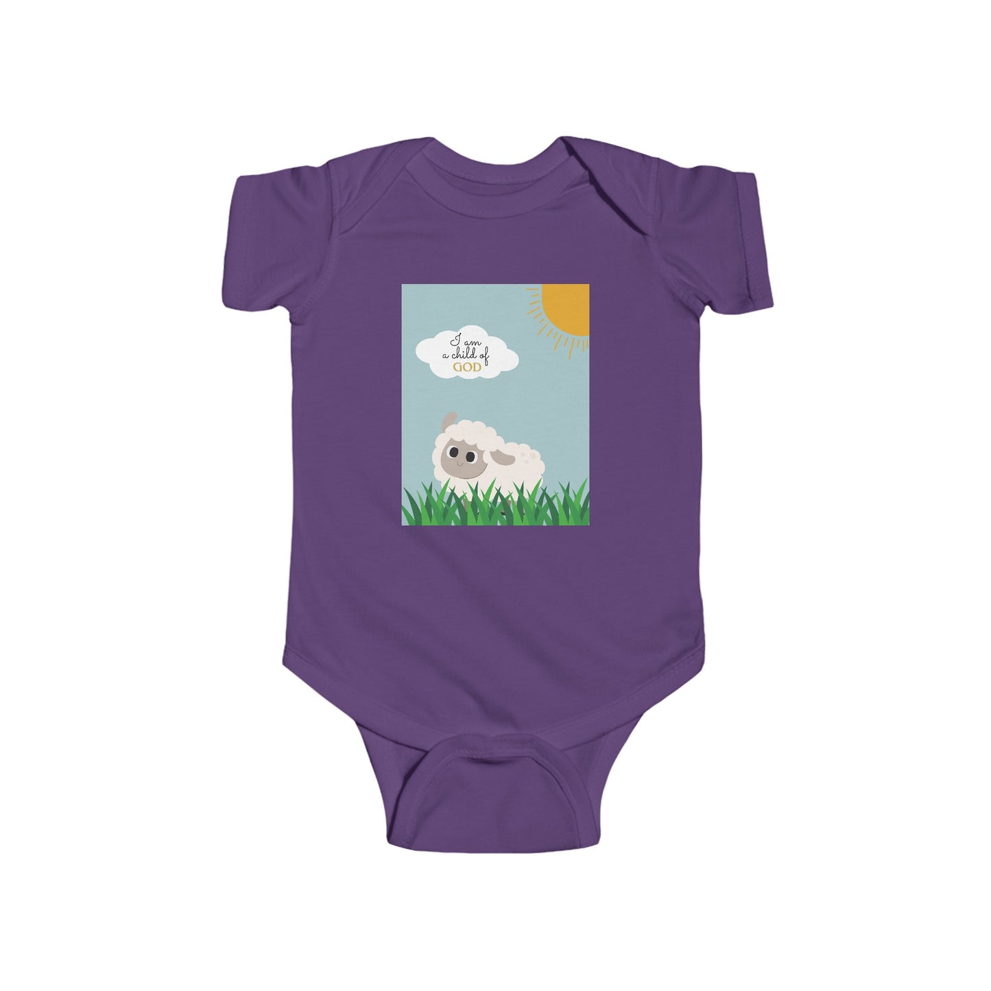 I am a child of God- Infant Jersey Bodysuit