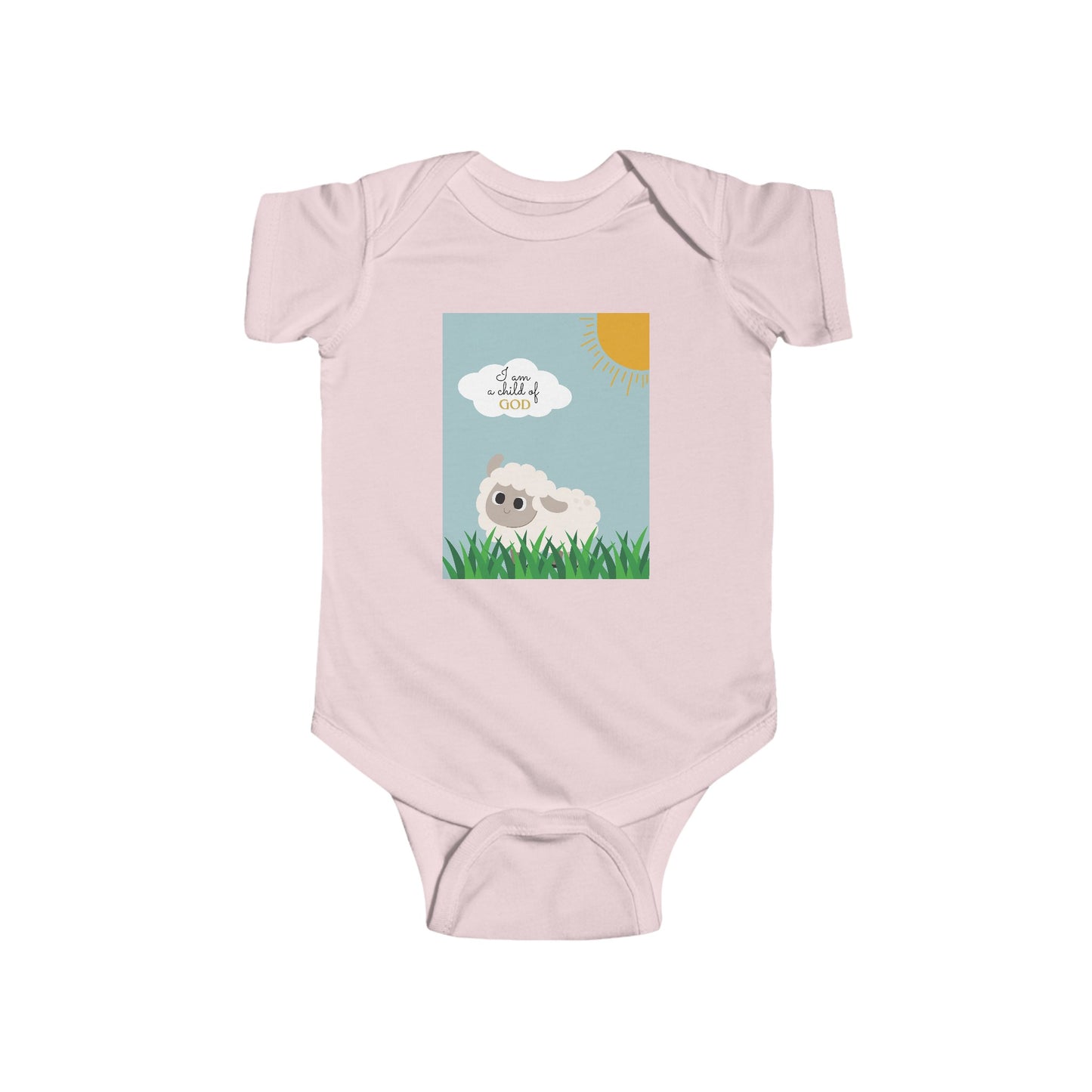 I am a child of God- Infant Jersey Bodysuit