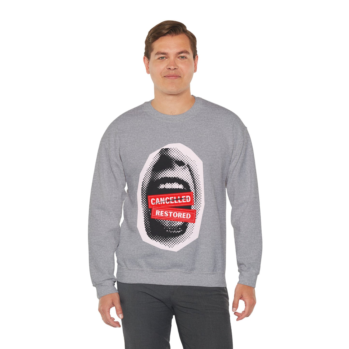 Screaming: Cancelled/Restored- Unisex Crewneck Sweatshirt