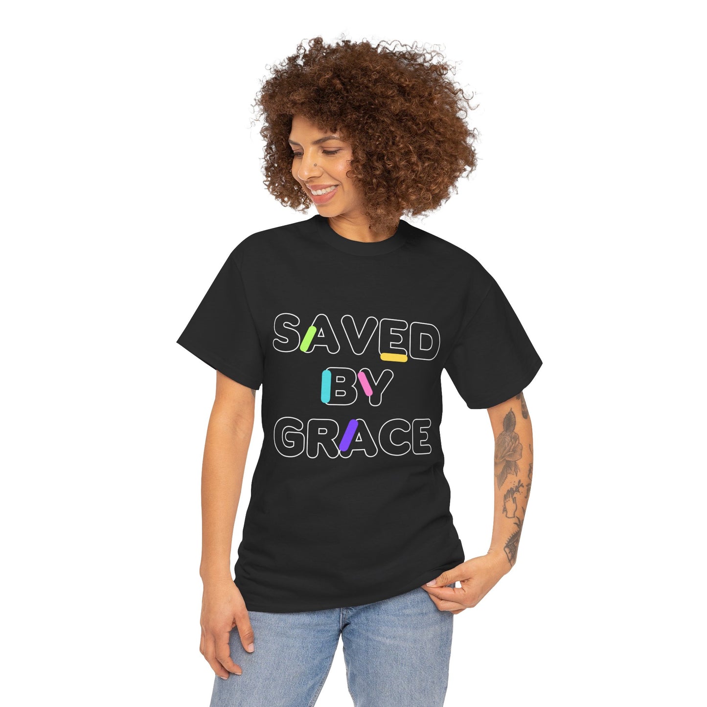 Saved by Grace- Women's T-shirt