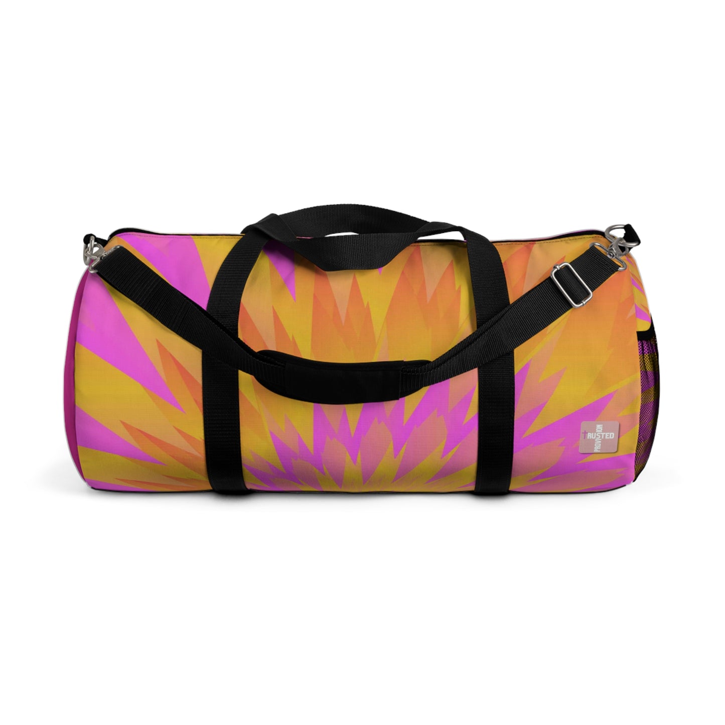 Work in Progress...- Duffel Bag (orange & pink tie dye)