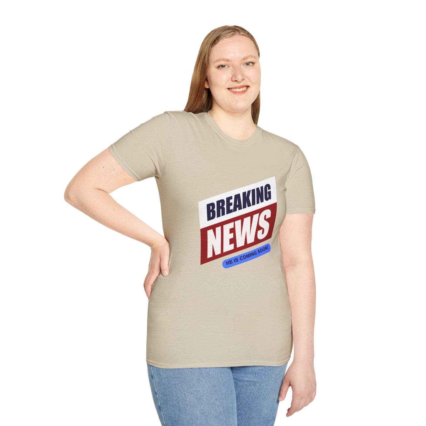 Breaking News- Unisex Softstyle T-Shirt