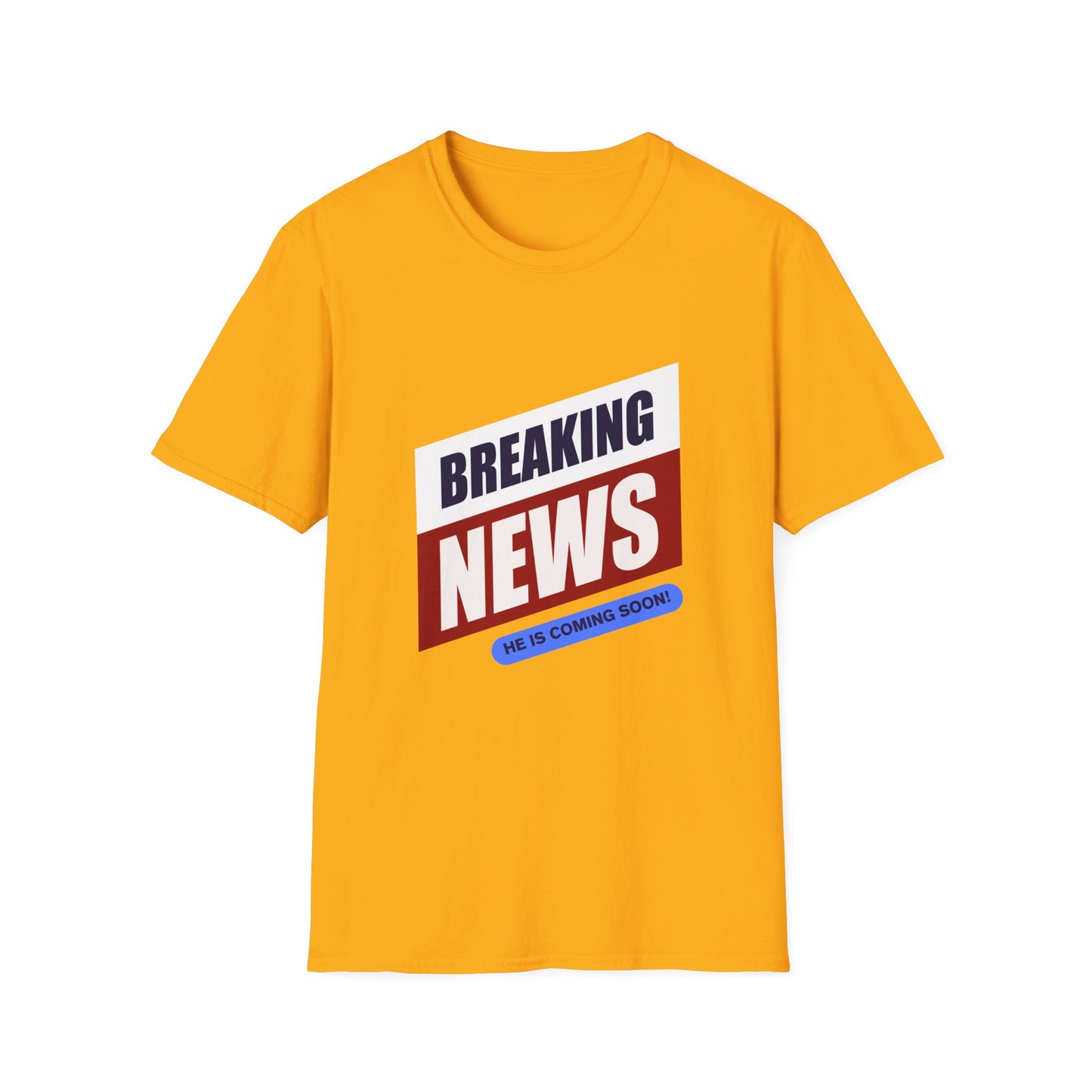 Breaking News- Unisex Softstyle T-Shirt