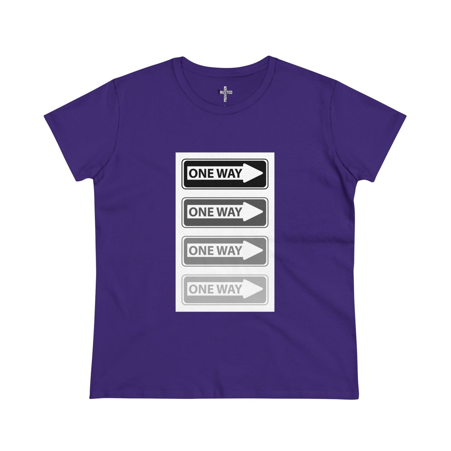 One Way- Women's Midweight Cotton Tee