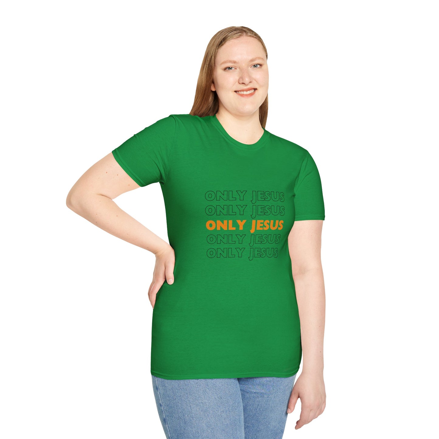 Only Jesus- Unisex Softstyle T-Shirt