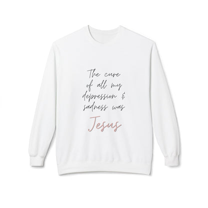 Jesus is My Cure- Women's Fleece Sweatshirt
