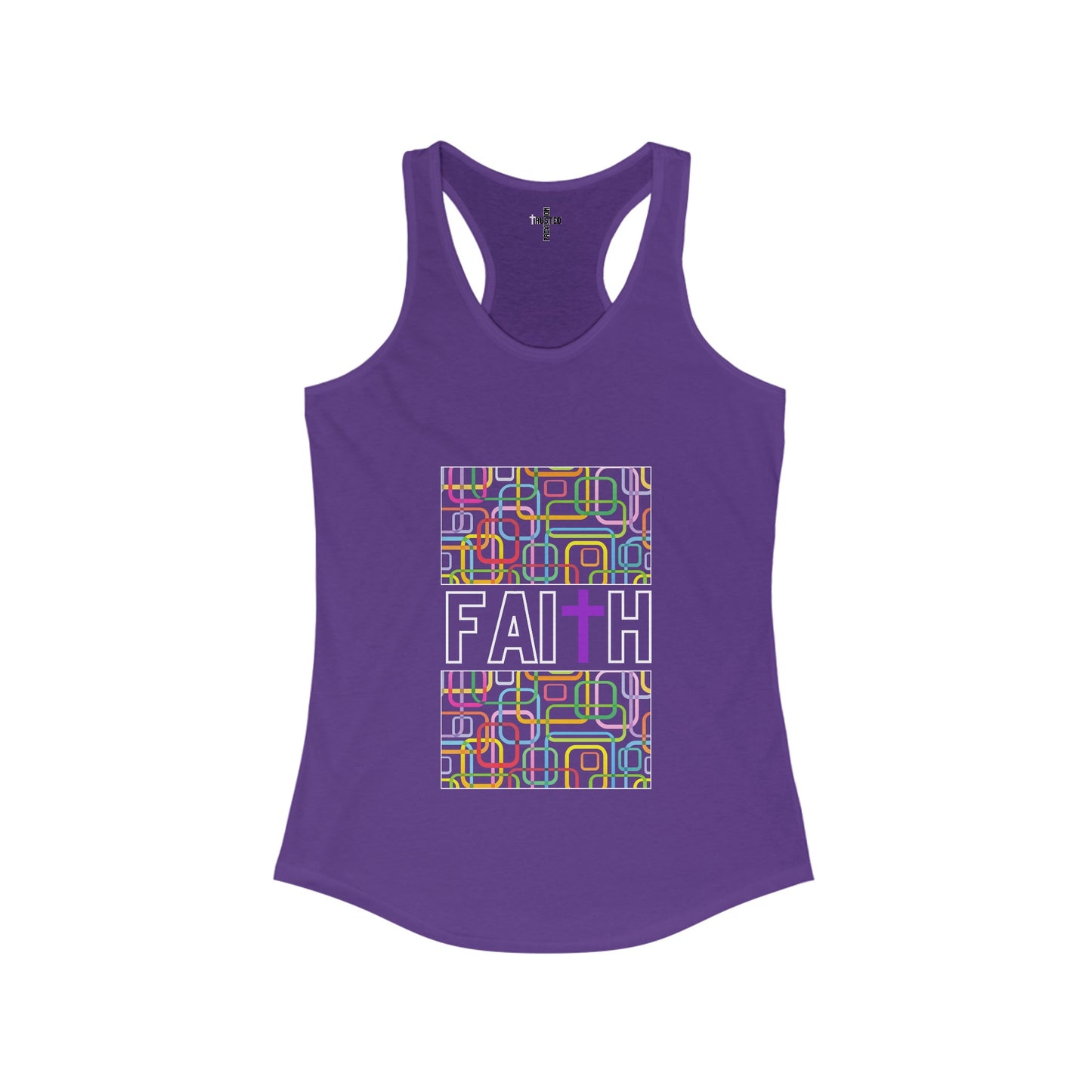 FAITH/Hebrews 11- Women's Tri-Blend Racerback Tank (colorful)