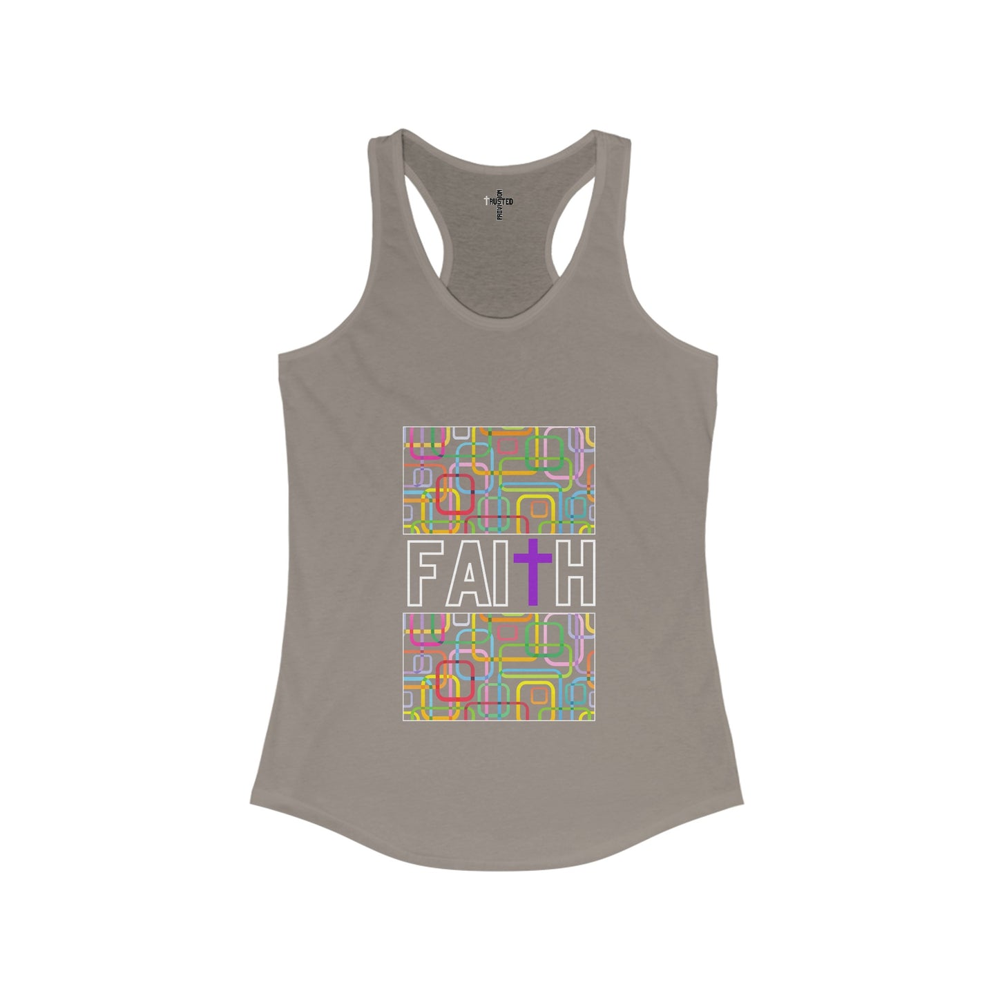 FAITH/Hebrews 11- Women's Tri-Blend Racerback Tank (colorful)