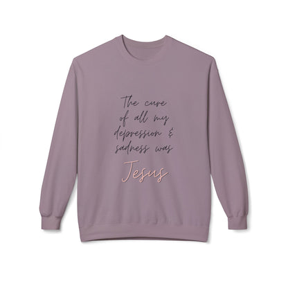 Jesus is My Cure- Women's Fleece Sweatshirt
