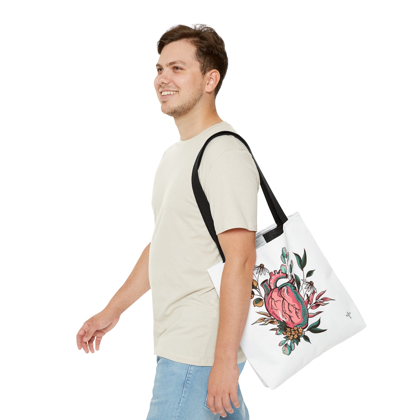 New Heart- Tote Bag (white)