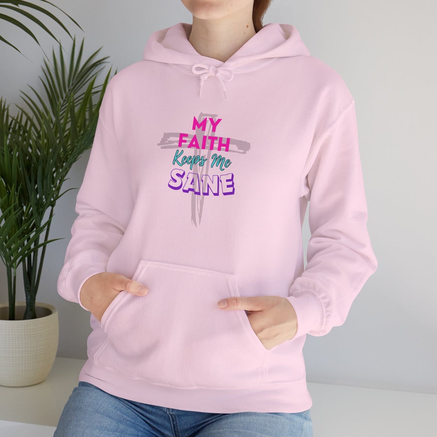 My Faith Keeps Me Sane- Women's Hoodie