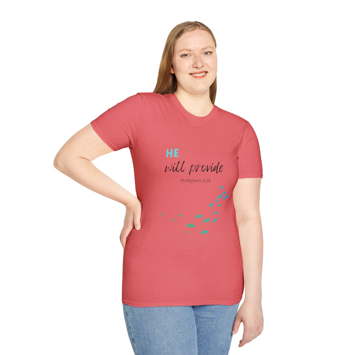 HE Will Provide- Unisex Softstyle T-Shirt