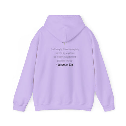 I am living proof...Jesus Heals- Unisex Hoodie