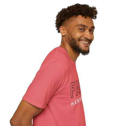 FAITH/HEBREWS 11- Unisex Softstyle T-Shirt (black & white)
