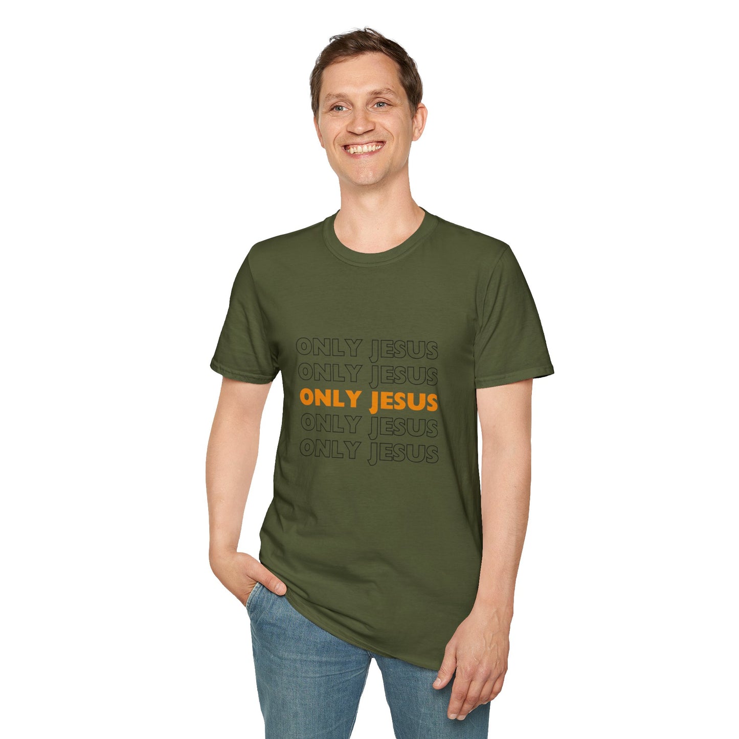 Only Jesus- Unisex Softstyle T-Shirt