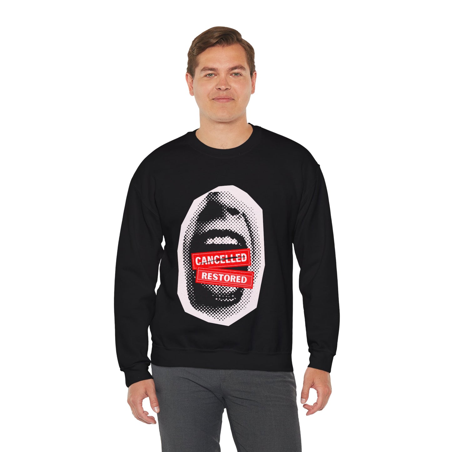 Screaming: Cancelled/Restored- Unisex Crewneck Sweatshirt