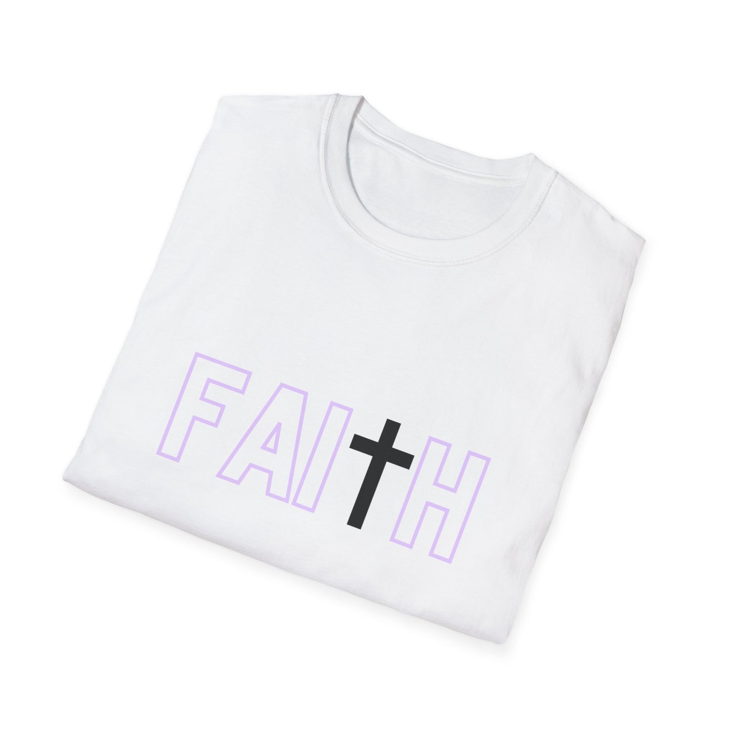 Faith- Unisex Softstyle T-Shirt (lilac)