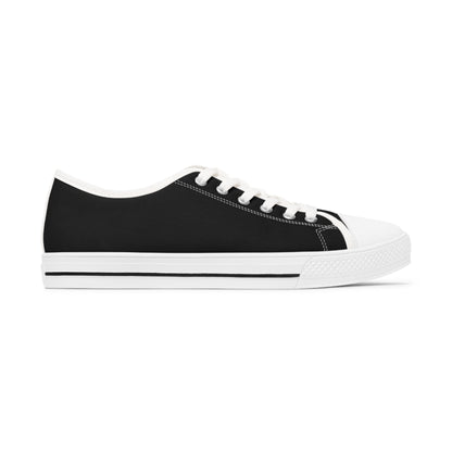 Peace (Phil 4:6)- Women's Low Top Sneakers (black)