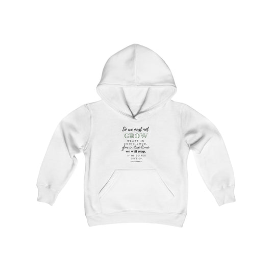 Galatians 6:9- Youth Hoodie