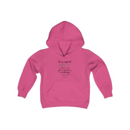 Galatians 6:9- Youth Hoodie