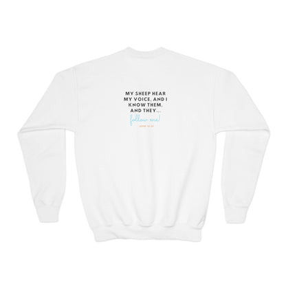 Follow Jesus- Youth Crewneck Sweatshirt