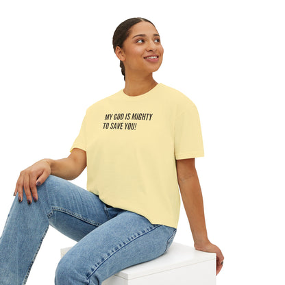 My God is Mighty to Save You!- Women's Softstyle T-Shirt