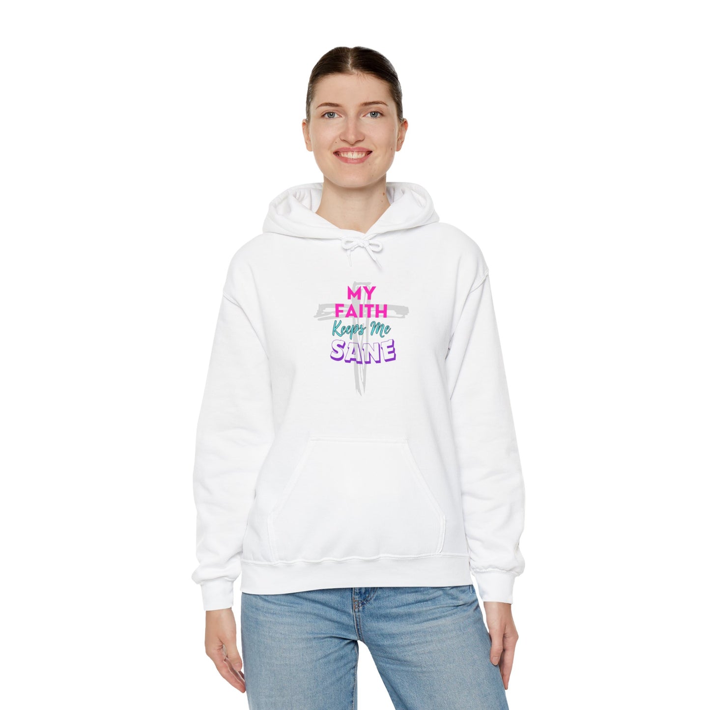 My Faith Keeps Me Sane- Women's Hoodie